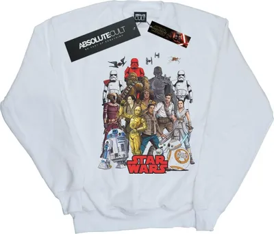 Produktbild von Star Wars - "The Rise Of Skywalker" Sweatshirt für Herren BI46902 (XXL) (Weiß)