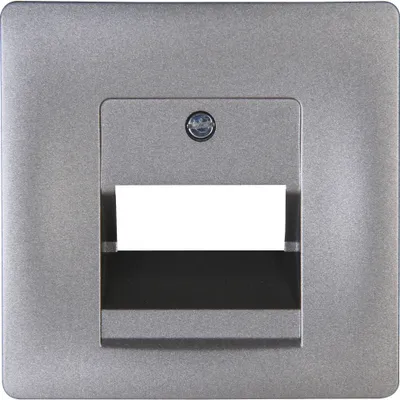 Produktbild von Kopp UAE-Abdeckung für 1-2 Anschlüsse Venedig, platin, 328343180