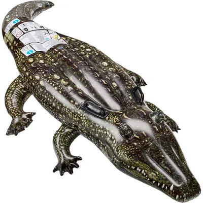 Produktbild von INTEX 57551NP - Schwimmtier - realistisches Krokodil (170x86cm) Alligator Gator