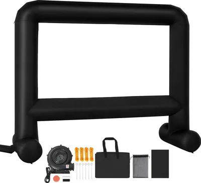 Obrázok produktu pre SucceBuy Nafukovacie filmové plátno pre domáce kino, 378x130x317 cm