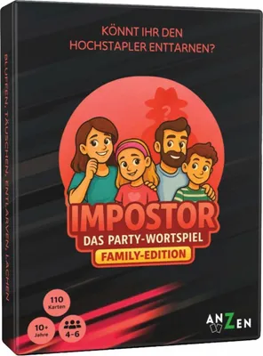 Image de ANZEN 4262394130244 ANZEN - IMPOSTOR - Das Party-Wortspiel - Family Edition