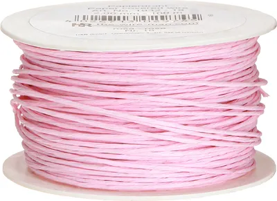 Produktbild von Papierkordel Draht Rosa, Bastel-Dekodraht Ø2mm 100m