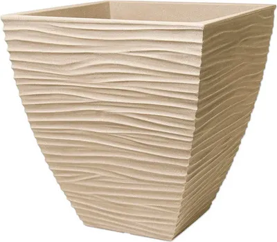 Produktbild von Blumentopf Sylt Kunststoff 40 x 40 x 42 cm creme