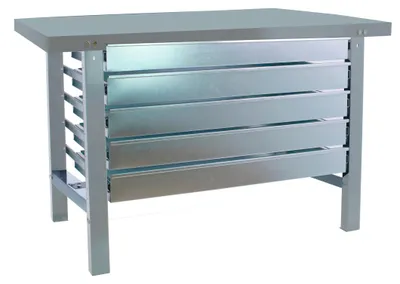 Image de Etabli Simonwork Bt6 Metal 5box 1200x735 Gris Gris 830x1200x730 - Simonrack