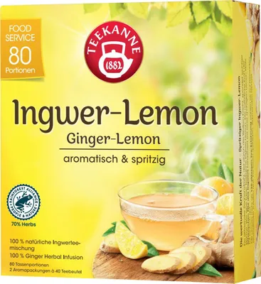 Produktbild von Teekanne Tee Ingwer Lemon 7034 80St