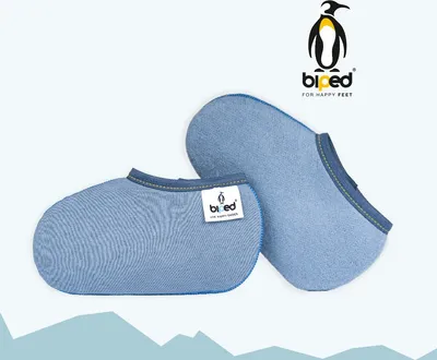 Produktbild von biped Kinder Stiefelsocken ZWERGPINGUIN blau z2742(21 - 22)