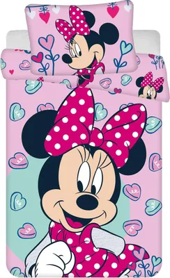 Produktbild von Disney Minnie Mouse Kleinkind Bettbezug sweet- 100 x 135 cm - Baumwolle - roze