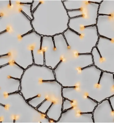 Produktbild von LED-Weihnachtskette-cluster, 400 LEDs, 8 m, außen und innen, Vintage, Timer