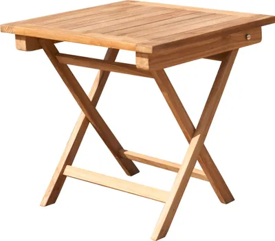 Produktbild von LC Garden »Riva« Teak Klapptisch quadratisch 50x50x50cm