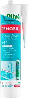 Produktbild von Essigsilikon Penosil Durchsichtig 280 ml Silikon Badezimmer Küche