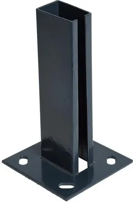 Produktbild von Pfostenträger Aufschraubhülse 40x60 mm Doppelstabmatten Zaun Pfosten Anthrazit