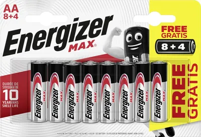Produktbild von Energizer max Max Alkaline Mignon AA Batterie 12er-Pack