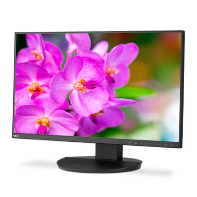 Produktbild von NEC MultiSync EA241F-BK - LED-Monitor - 60.96 cm (24") (23.8" sichtbar) - 1920 x 1080 Full HD (1080p) - IPS - 250 cd/m² - 1000:1 - 5 ms - HDMI, DVI-D, DisplayPort - Lautsprecher - Schwarz