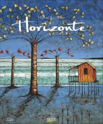 Produktbild von Korsch Wandkalender Horizonte 2026 groß Hochformat Michel Rauscher wechselnde Motive