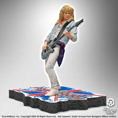 Produktbild von Def Leppard Rock Iconz Statue Rick Savage 24 cm