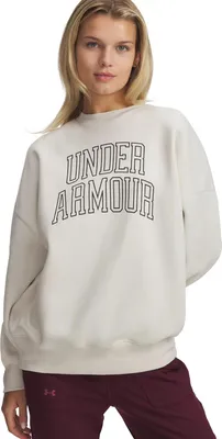 Produktbild von Under Armour Rival Flc Os Varsity Crew - summit white, Größe:M