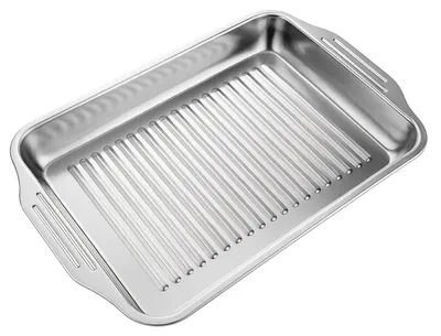 Obrázok produktu pre RVS plech na pečenie, 36 cm - Ideálny na pečenie a pečenie mäsa