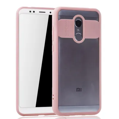 Image de Coque ultra-fine pour Xiaomi Redmi 5 Plus, étui de protection, couleur rose