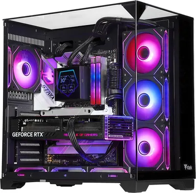 Produktbild von itek DARK CAVE PANO Tower Schwarz