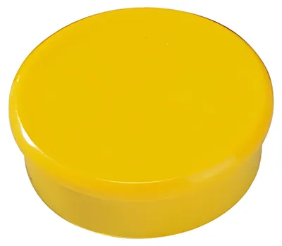 Produktbild von Dahle Starker Haft-Magnet 38 mm gelb, Haftkraft 25 N