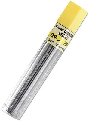 Image de Recharge pour porte-mine Pentel HI-POLYMER SUPER, dureté : HB