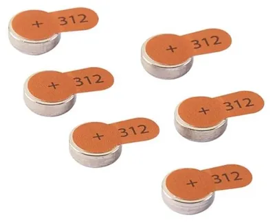 Immagine prodotto di 80 batterie per apparecchi acustici Intenso Energy Ultra tipo 312 zinco-aria in un blister di 8 pile