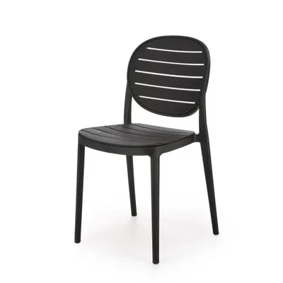 Obrázek produktu pro K529 černá plastová židle z PVC