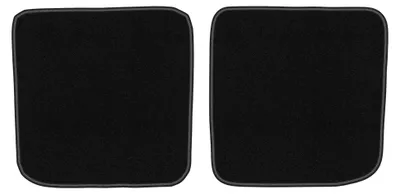 Produktbild von Velours-Fußmatten Hinten für Skoda 105 / 120 / 130 1976-1990 (Limousine) – 2-tlg, Schwarz, passgenau – Wielganizator LUX