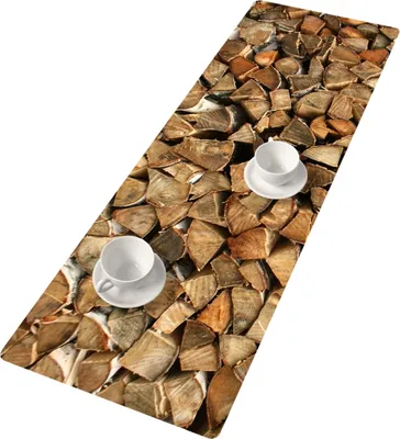 Produktbild von BERTONI Filz Tischläufer, Tischdecke mit Muster Bank Tischdekoration POLANA 95x33 cm