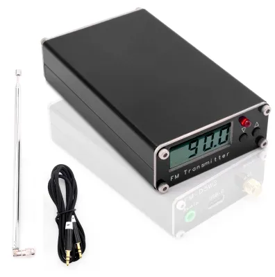 Zdjęcie produktu dla nadajnik z modulacją częstotliwości 0,5 W, 76šC108 MHz, wyświetlacz cyfrowy 500 mW, nadajnik stereo, interfejs Type-C z odległością transmisji 2000 m dla kościołów, samochodowych stacji radiowych w kampusie