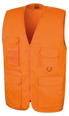 Produktbild von WORK-GUARD by Result - Safari Weste für Herren FK2367 (S) (Orange)