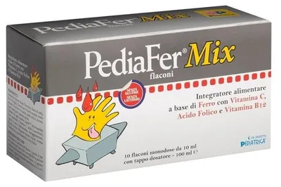 Immagine prodotto di Pediafer Mix 10 Flaconi Da 10 Ml