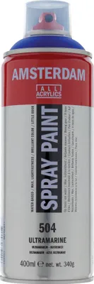 Zdjęcie produktu dla Amsterdam farba w sprayu wysoce pigmentowana 400 ml ultramaryna 504