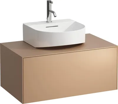 Image de Tiroir sonar courant, 1 tiroir, pour lavabos à main montés en haut H816341, H816342, découpe centrale, H4054410340411