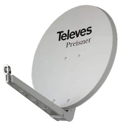 Produktbild von Televes S75QSD-W - 10,7 - 12,75 GHz - 38,5 dBi - Weiß - Aluminium - 75 cm - 750 mm