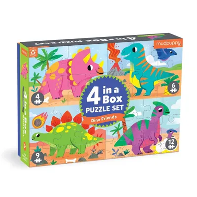 Image de Puzzle Dinosaures 4 en 1