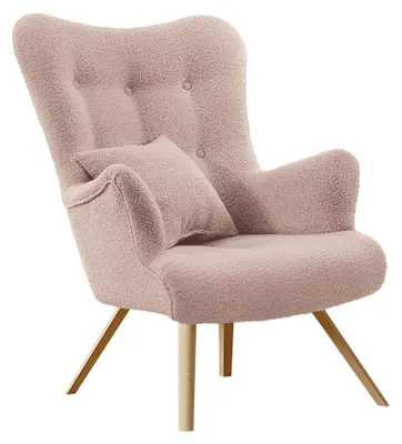 Produktbild von MIRJAN24 Sessel Zawil Boucle, Vintage Relaxsessel, Polstersessel, Wohnzimmersessel vom Hersteller (Farbe: Baloo 2072)