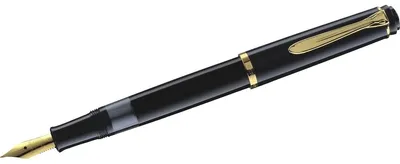Zdjęcie produktu dla Pióro wieczne Pelikan 994004 M 200, czarne, szerokość stalówki: M