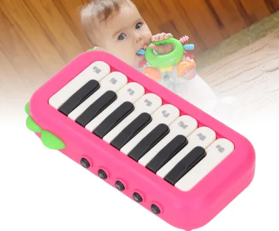 Produktbild von Kinder Taschenklavier Maschine Früherziehung Spielzeug Finger Elektronische Musik für Jungen und Mädchen Rot