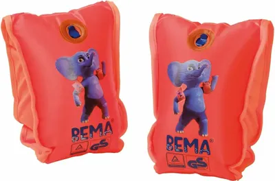Produktbild von BEMA Schwimmflügel Sensitive für 1-6 Jahre bis 30gk orange/blau 14,5x19,5cm 2 Stück