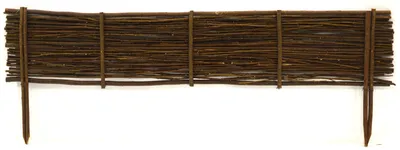 Produktbild von Windhager Beeteinfassung Weide gerade, 35 x 100 cm, braun