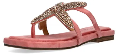 Produktbild von Misstyl by Laura Vita Damen Sandalette Seestern Zehentrenner Karree MAXINE 24, Größe:38 EU, Farbe:Rosa