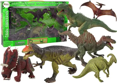Produktbild von Dinosaurier-Set mit prähistorischen Exemplaren