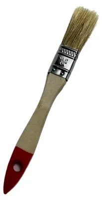 Produktbild von 24 Lackierpinsel 20 mm Flachpinsel Chinaborste