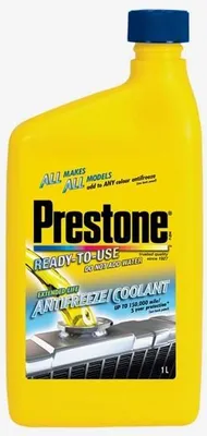 Produktbild von Prestone Kühlmittel Kühlerfrostschutz 1L Gelb -37°C +129°C Antifreeze Fertigmischung
