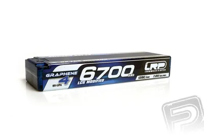 Obrázek produktu pro HV LCG Modified GRAPHENE-4 6700mAh Hardcase Battery - 7.6V LiPo - 120C/60C