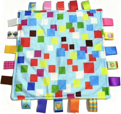 Productafbeelding van Babyknuffeldoek van koraalfleece, 30x30 cm, zacht, voor meisjes