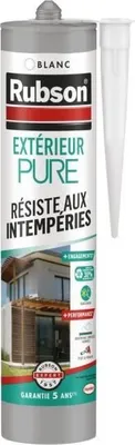 Immagine prodotto di Sigillante Rubson Pure, per esterni, bianco, 280 ml, multi-materiali