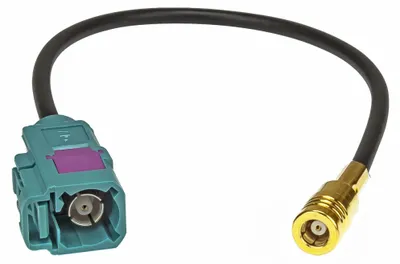 Produktbild von C67 Antennenadapter Kabel Fakra Z codiert Buchse auf SMB Buchse DAB DAB+ GPS