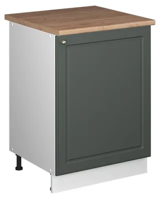 Immagine prodotto di Mobile lavello cucina Vicco Fame-Line Verde-oro rustico/Bianco 60 cm, Model 62201